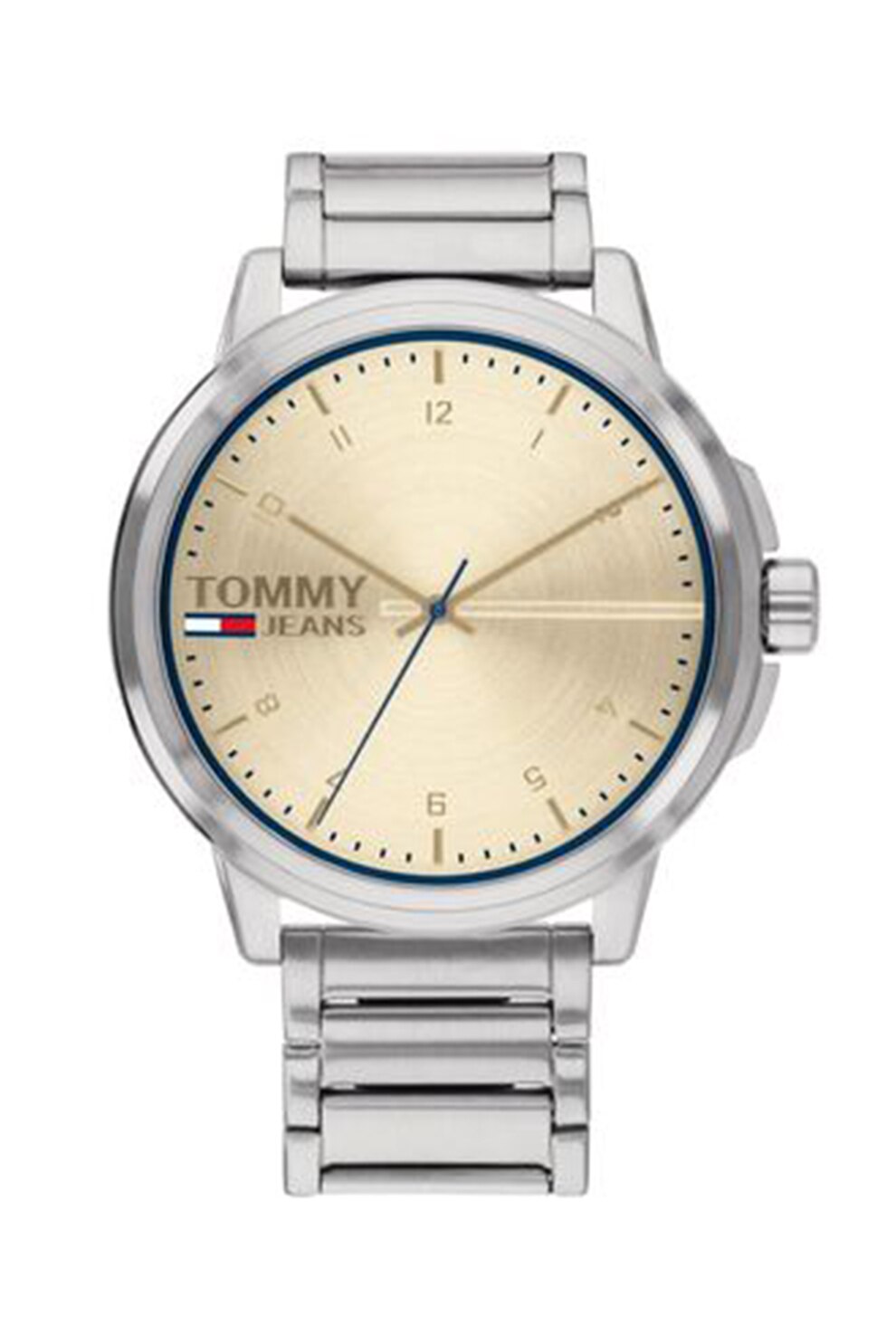 Tommy Hilfiger, Ceas quartz cu bratara de otel inoxidabil, Argintiu