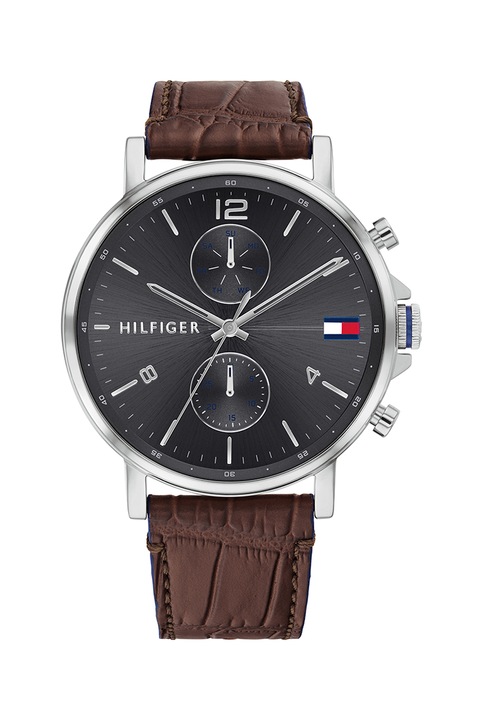 Tommy Hilfiger, Ceas analog cu functii multiple, Maro inchis