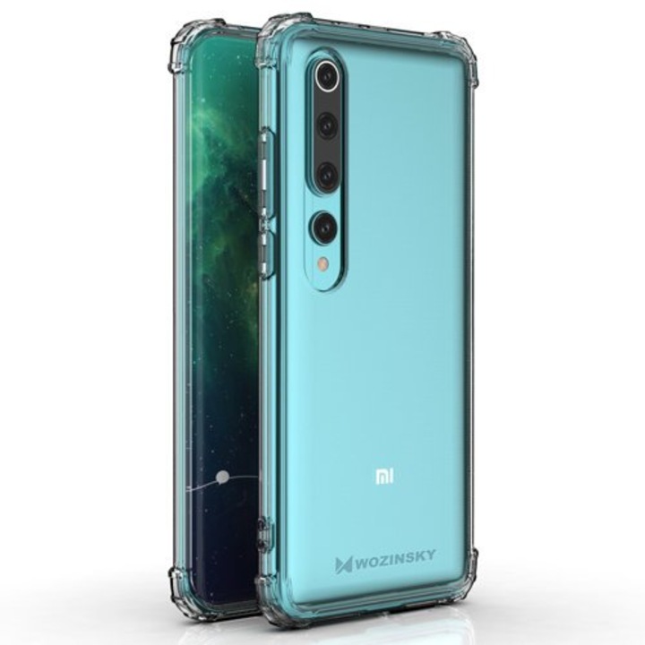 Wozinsky Ütésálló tok, Xiaomi Mi 10 / Mi 10 Pro készülékhez, átlátszó