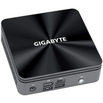Desktop PC Gigabyte Brix BRi5-10210E, Intel® Core™ i5-10210U, 2 x SO-DIMM DDR4, M.2 SSD, USB Type-C™, WF+BT, negru Desktop PC Gigabyte Brix BRi5-10210E, Intel® Core™ i5-10210U, 2 x SO-DIMM DDR4, M.2 SSD, USB Type-C™, WF+BT, negru