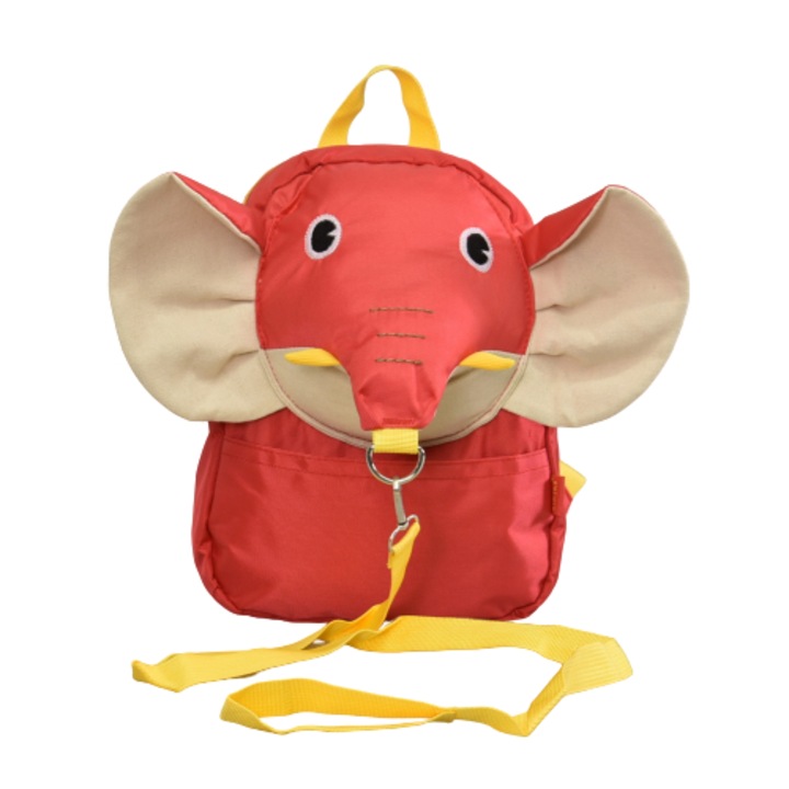 Раница детска , Слонче 31574 , 22/30/8см , Червена