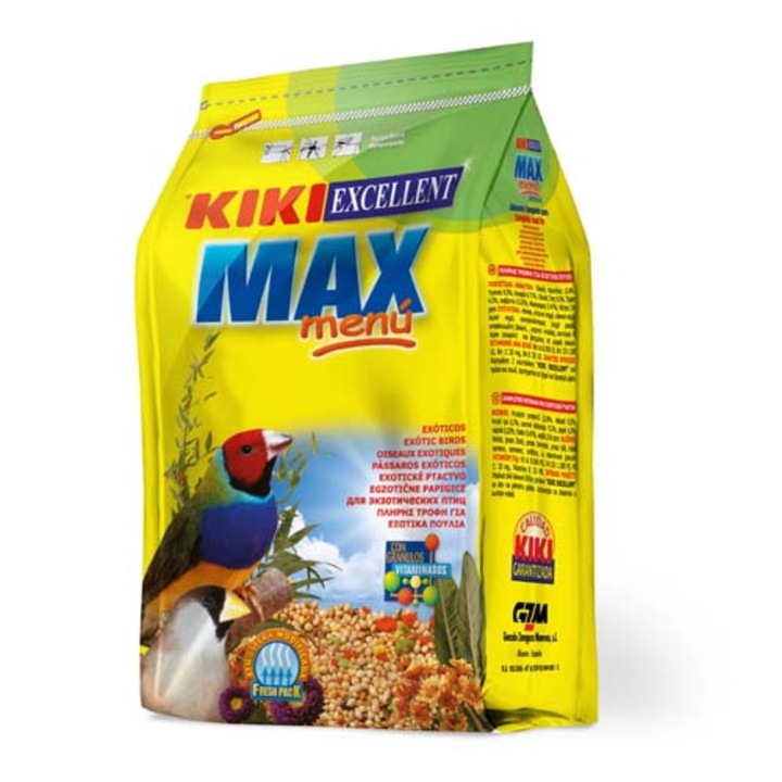 Kiki Max Menü Exotic 500g Zip pinty eleség