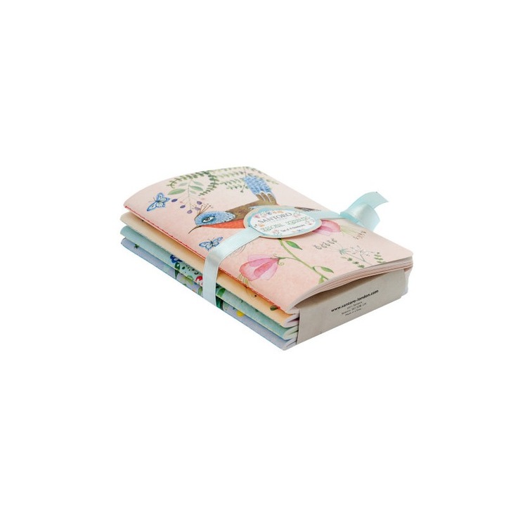 Eclectic notebookWatercolour Birds (buc)