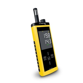 Termohigrometru Profesional TROTEC T260, Masurare precisa a temperaturii si umiditatii aerului, Camp de deservire tip touch, capacitiv, Display Termohigrometru Profesional TROTEC T260, Masurare precisa a temperaturii si umiditatii aerului, Camp de deservire tip touch, capacitiv, Display