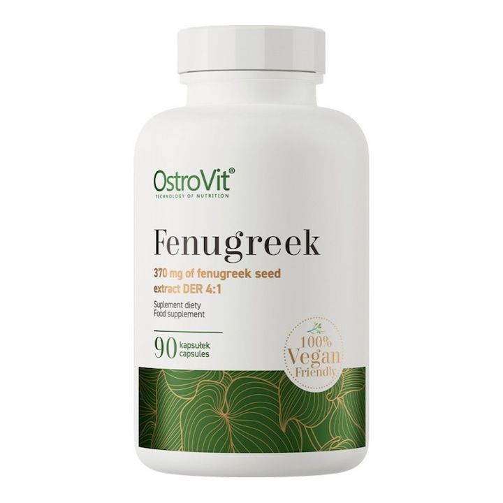 OstroVit Fenugreek VEGE 370 mg, 90 capsule vegetale