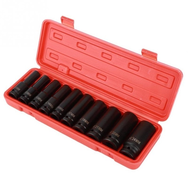 Set Tubulare de Impact 10 Piese, 1/2, 10 - 24 mm