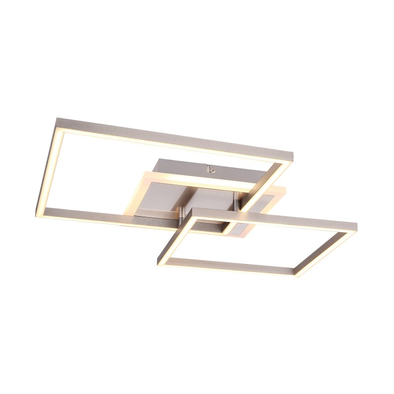 Plafoniera Munni Globo, 67220-30, Nichel satinat, LED 30W, Lumina Calda, 1300lm