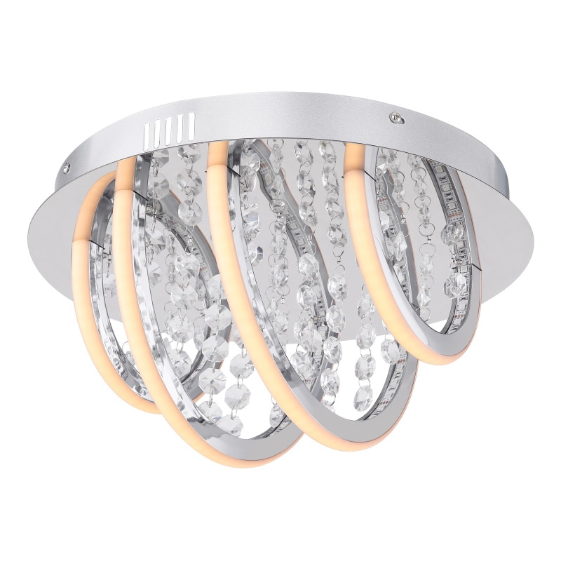 Plafoniera Gert Globo, 67104-15, Crom, LED 15W, Lumina Calda, 750lm