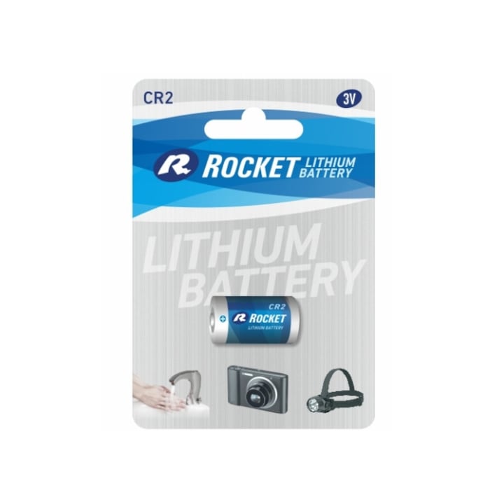 Rocket CR2 lithium 3V elem 1 darab