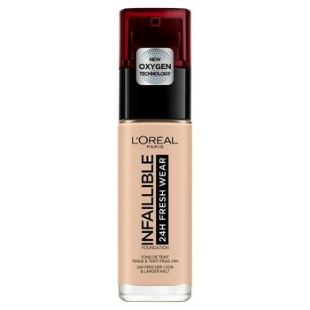 Fond de ten, Loreal, Infaillible Fresh Wear, 25 Rose Ivory, 30 ml Fond de ten, Loreal, Infaillible Fresh Wear, 25 Rose Ivory, 30 ml