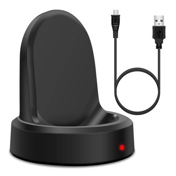Dock incarcare smartwatch Edman pentru Samsung Galaxy Gear S3 Classic / S2 / Frontier / Gear Sport R600 Smartwach, suport magnetic, incarcator ceas, negru Dock incarcare smartwatch Edman pentru Samsung Galaxy Gear S3 Classic / S2 / Frontier / Gear Sport R600 Smartwach, suport magnetic, incarcator ceas, negru