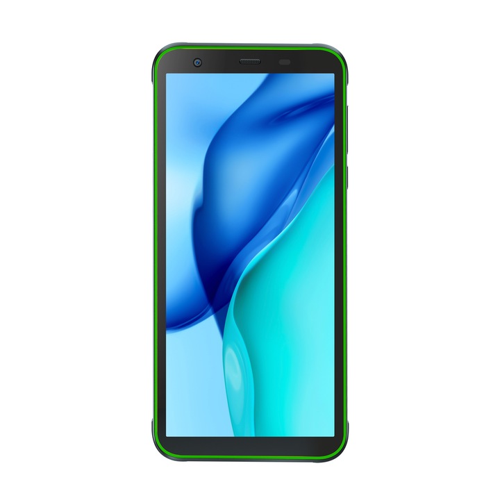 Telefon mobil rezistent Blackview BV6300 Pro, 4G, Dual SIM, 5.7-inch HD+, Octa-Core, 6GB RAM, 128GB, QuadCamera 16MP, 4380mAh, Incarcare Wireless, Android 10, NFC, Green