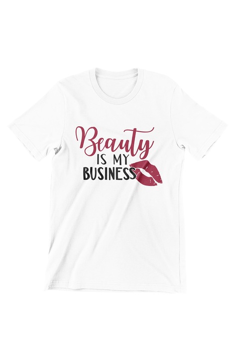 Tricou Femei Beauty is my business, alb, L