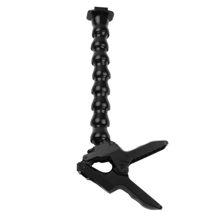 Suport PULUZ cu clip pentru GOPRO, DJI Osmo Action, Negru