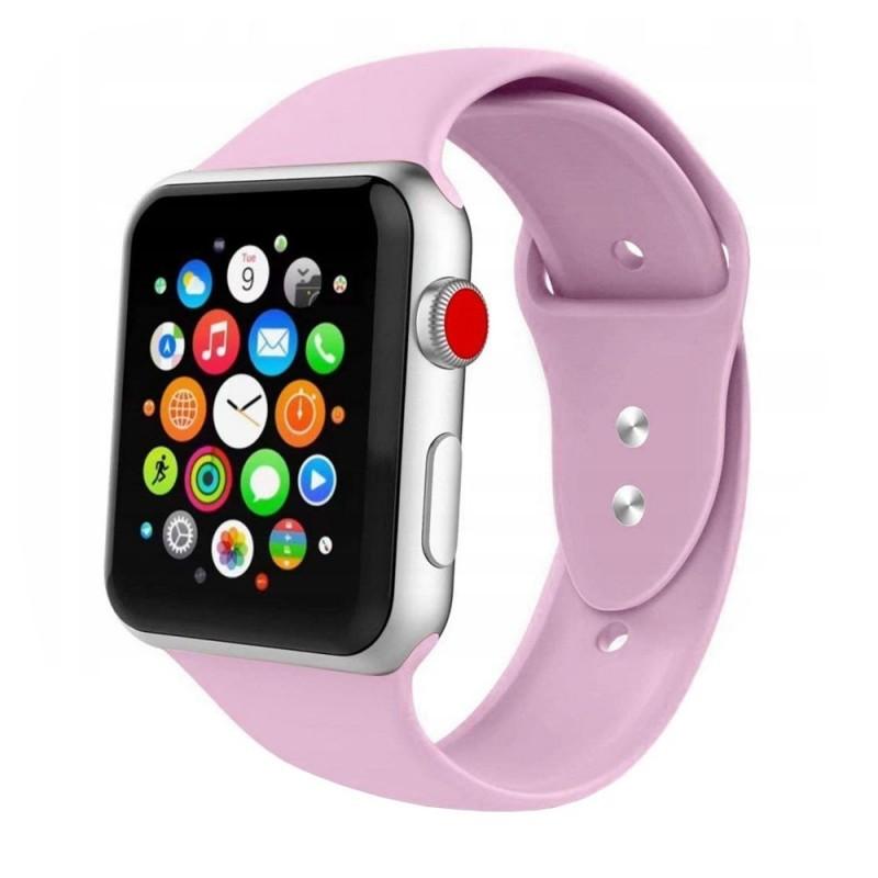 Curea silicon Tech-Protect Icon V2 Apple Watch 1/2/3/4/5/6/7/SE (42/44/45mm) Violet