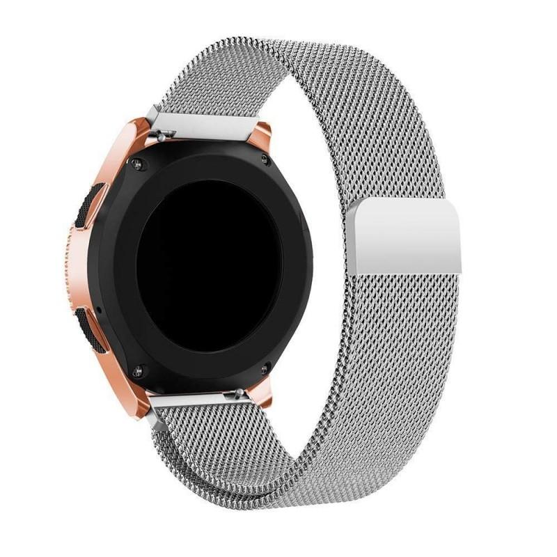 Curea otel inoxidabil Tech-Protect Milaneseband Samsung Galaxy Watch 3 (45mm) Silver