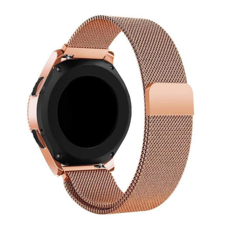 Curea otel inoxidabil Tech-Protect Milaneseband Samsung Galaxy Watch 3 (41mm) Blush Gold