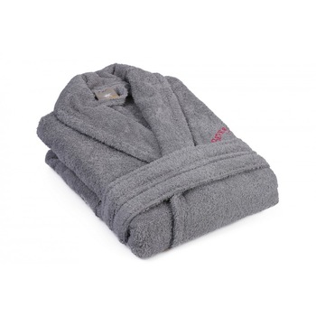 Halat de baie unisex bumbac, marime XS/S, Beverly Hills Polo Club, 700 Gri Halat de baie unisex bumbac, marime XS/S, Beverly Hills Polo Club, 700 Gri