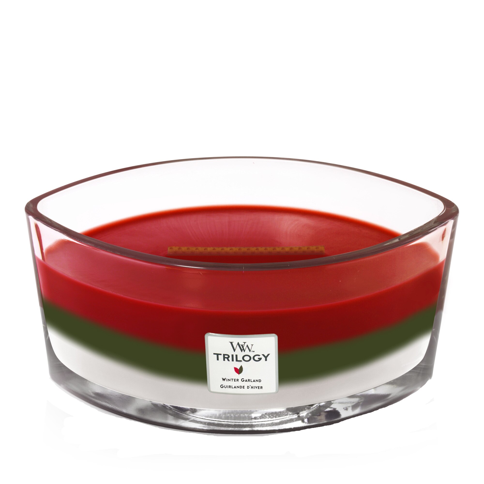 Lumanare Parfumata Ellipse Trilogy Winter Garland, WoodWick®