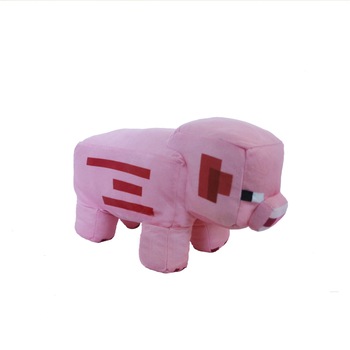 Jucarie plus, Minecraft Mojang, Pig , 30 cm, Multicolor Jucarie plus, Minecraft Mojang, Pig , 30 cm, Multicolor