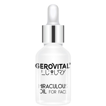 Ulei miraculos pentru fata Gerovital Luxury, 15 ml Ulei miraculos pentru fata Gerovital Luxury, 15 ml