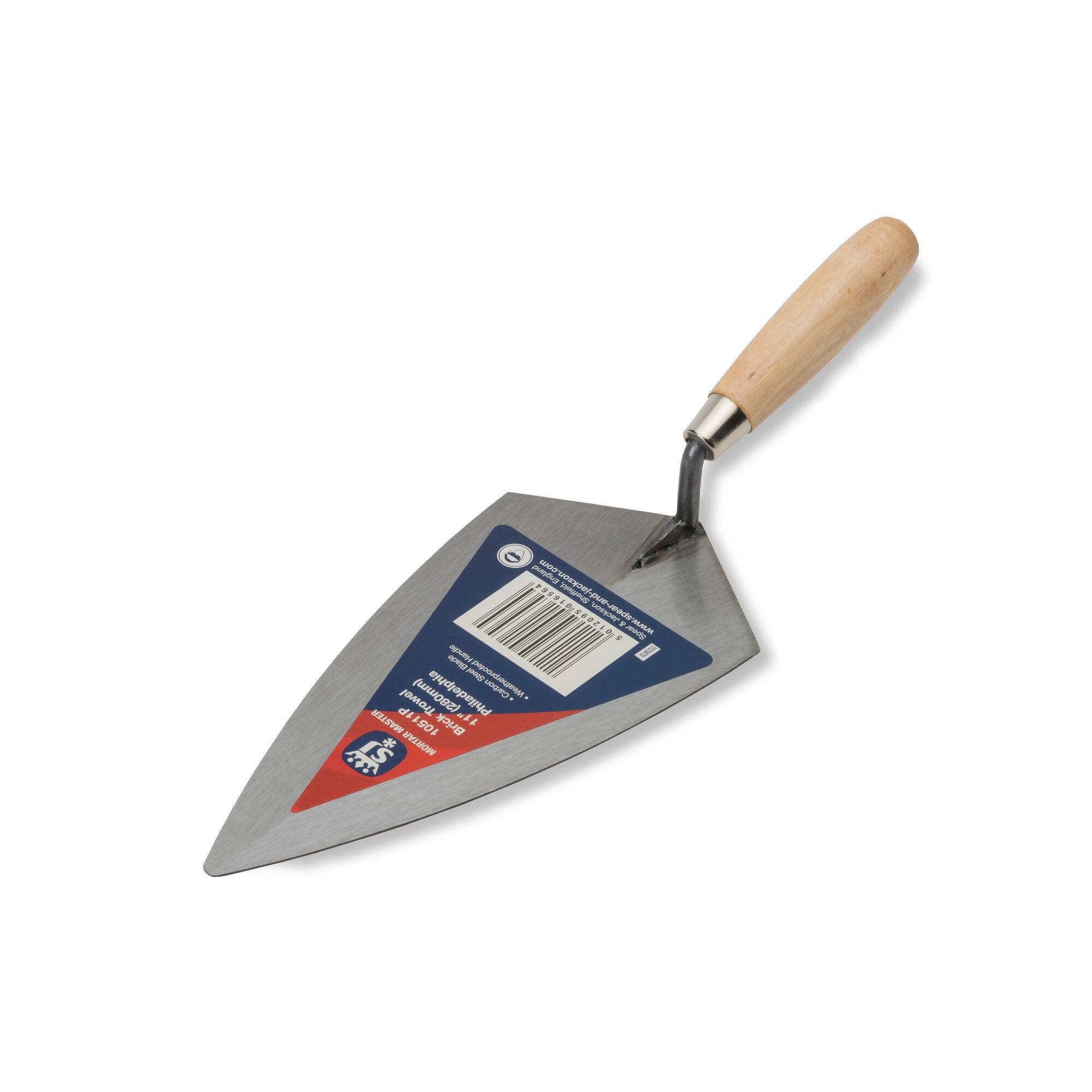 Mistrie zidarie cu lama Philadelfia din otel carbon 280 mm, maner lemn, Spear & Jackson