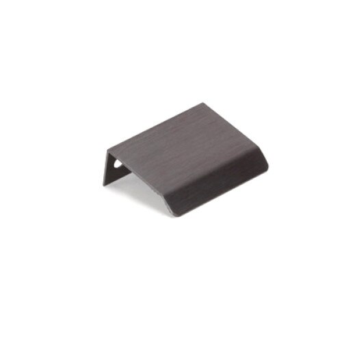 Maner pentru mobilier Cruve, gri periat, L 45 mm