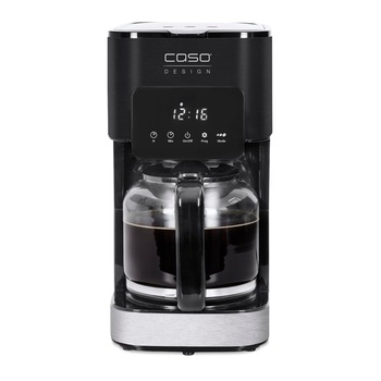 Cafetiera programabila Caso Germany, Coffee Taste & Style, 1.5 l/12 cesti, timer, control touch, functie anti-drip, oprire automata, putere 900 W, negru/argintiu Cafetiera programabila Caso Germany, Coffee Taste & Style, 1.5 l/12 cesti, timer, control touch, functie anti-drip, oprire automata, putere 900 W, negru/argintiu