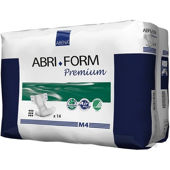 Scutec Abri Form M4 Premium pentru adulti, all-in-one, absorbtie 3600ml, 14 buc Scutec Abri Form M4 Premium pentru adulti, all-in-one, absorbtie 3600ml, 14 buc