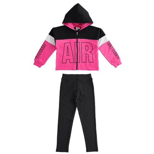 Compleu sport fete , Ido , roz/negru/alb10 ani
