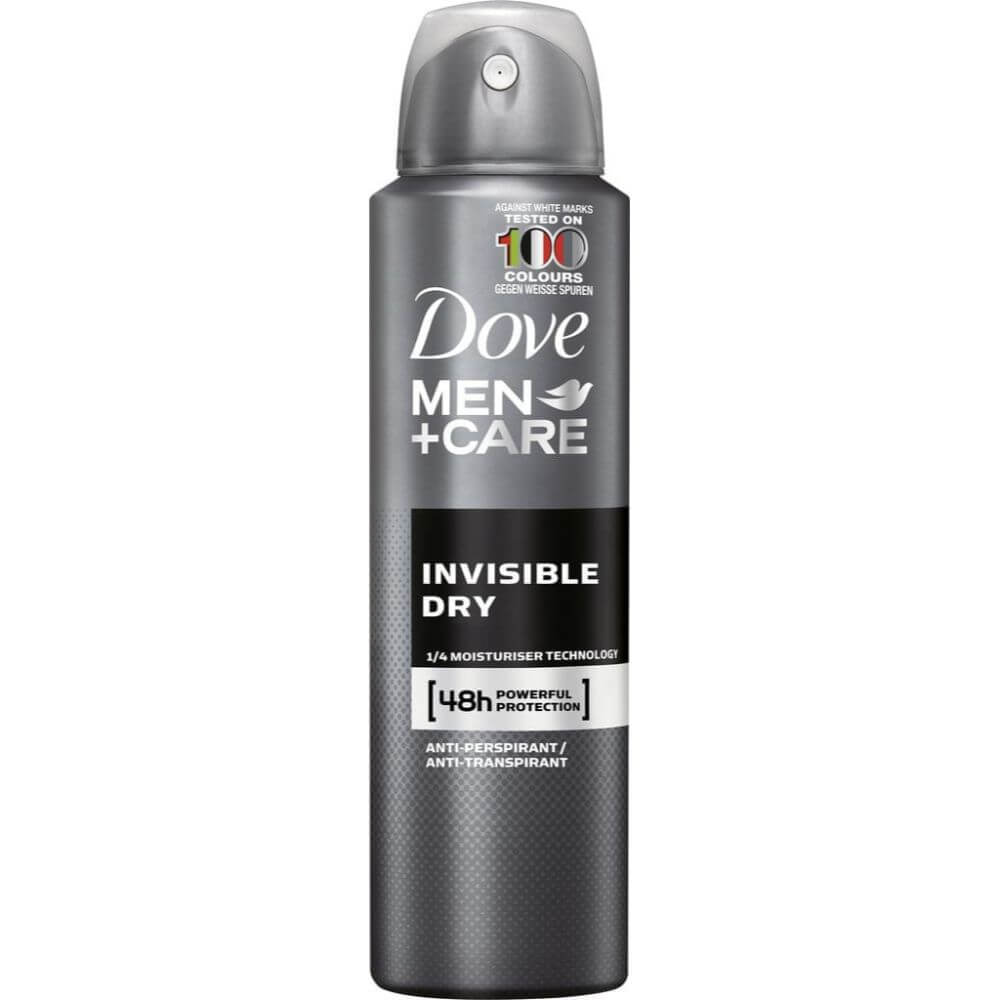 Spray Deodorant Dove Men Invisible Dry,150 ml