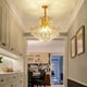 Candelabru cristal aluminiu/cristale artificiale, Lampa suspendata eleganta,culoarea cromului L502/400FGD Diametru 400mm