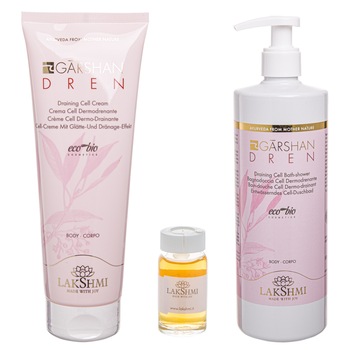 Set 3 produse anticelulitice cu efect de drenaj limfatic 810ml, Lakshmi, certificare bio organica Set 3 produse anticelulitice cu efect de drenaj limfatic 810ml, Lakshmi, certificare bio organica