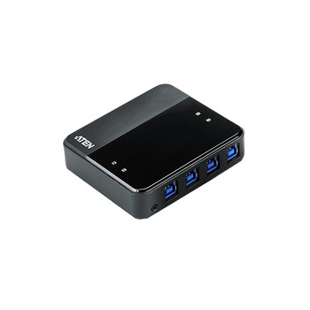 Dispozitiv de partajare periferica USB 3.0, 4 PC / 4 periferice, ATEN US434 Dispozitiv de partajare periferica USB 3.0, 4 PC / 4 periferice, ATEN US434