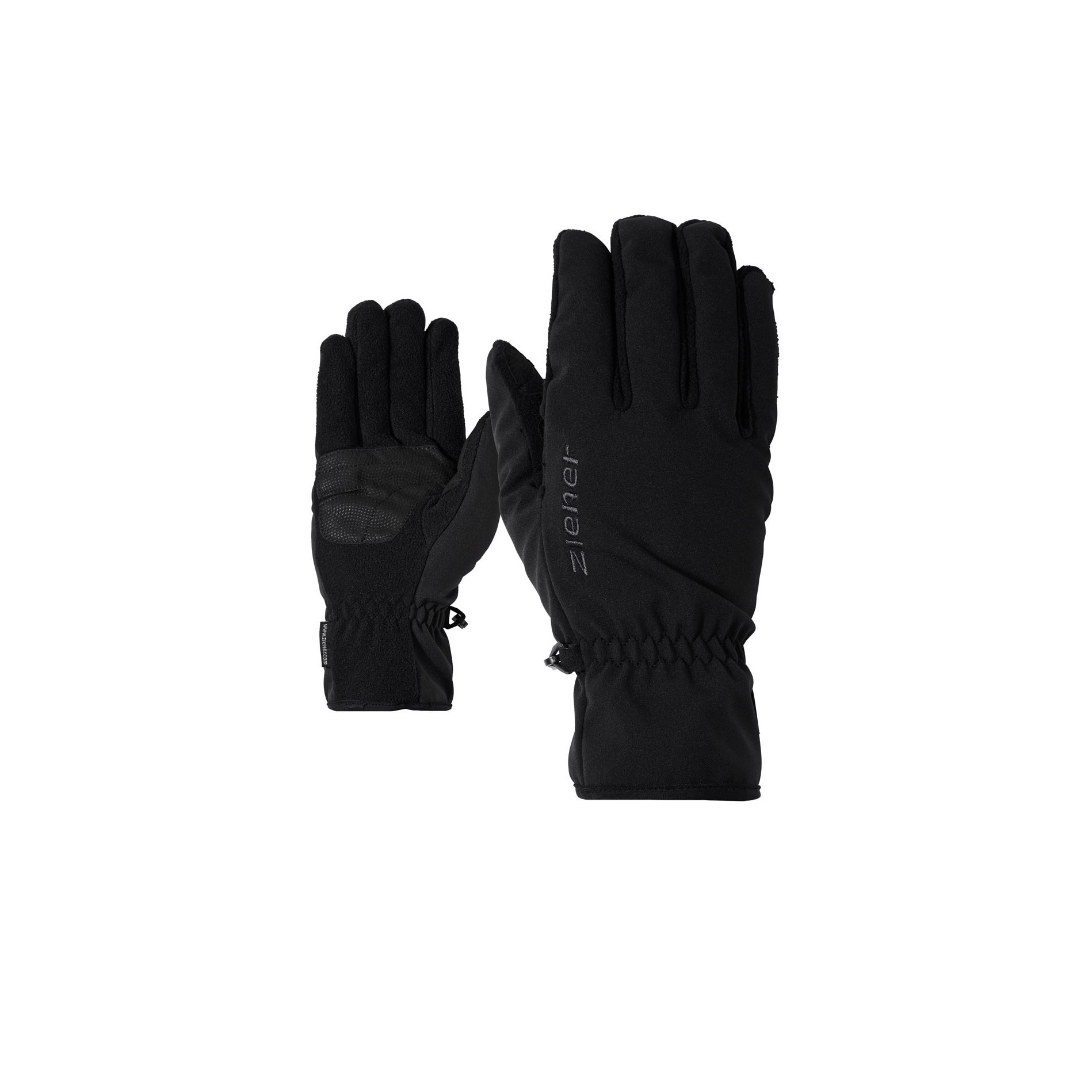 Manusi de ski, Ziener, Negru, 10.5