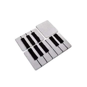 Set 3 covorase baie 60x100cm, 50x60 cm, 40x60 cm, Alessia Home, Piano Set 3 covorase baie 60x100cm, 50x60 cm, 40x60 cm, Alessia Home, Piano