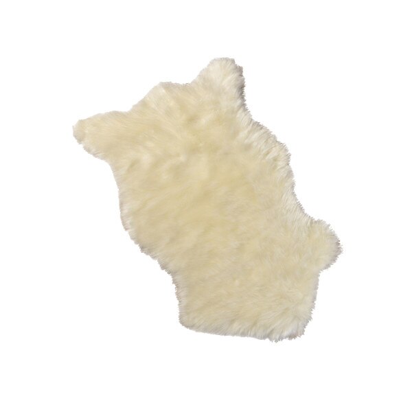 Covoras de baie imitatie blana 60x90cm, Chilai Home by Alessia, Pelus White