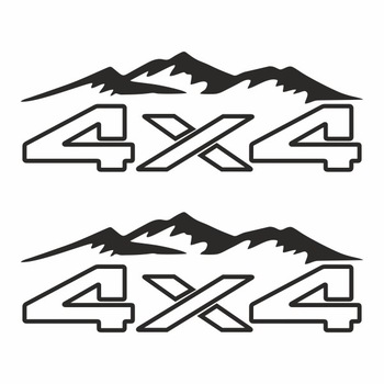 Set stickere auto pentru masini sport, 4x4, off road, 20 x 9 cm, negru Set stickere auto pentru masini sport, 4x4, off road, 20 x 9 cm, negru