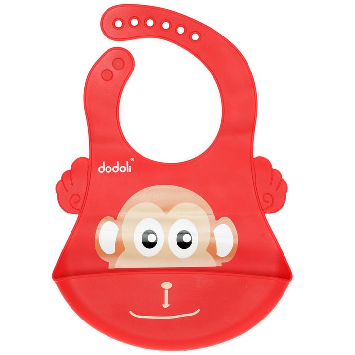 Мек силиконов лигавник за разнообразяване, с джоб, Dodoli, Maimuta