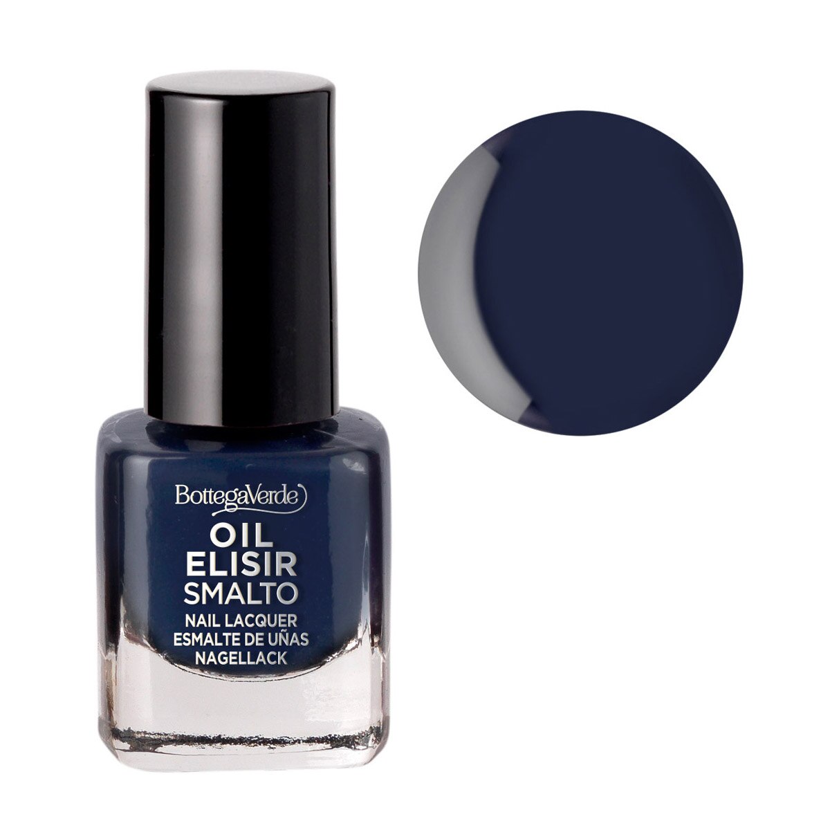 Lac de unghii stralucitor, albastru - Smalto, 5 ML, Bottega Verde