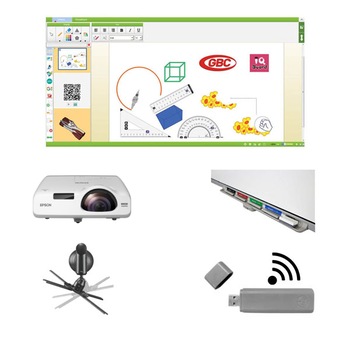Pachet interactiv IQBoard Expert ST 94 inch Bright Minds cu pen tray interactiv si adaptor wireless USB (fara umbre) Pachet interactiv IQBoard Expert ST 94 inch Bright Minds cu pen tray interactiv si adaptor wireless USB (fara umbre)