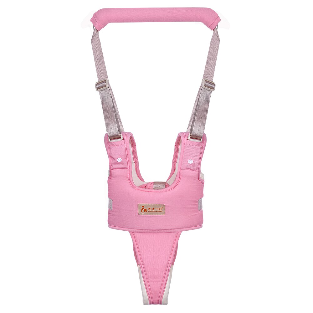 Ham bebe de siguranta, suport tip chilot detasabil, premium, genunchere si bavetica incluse, +8 luni, maner lat, Roz