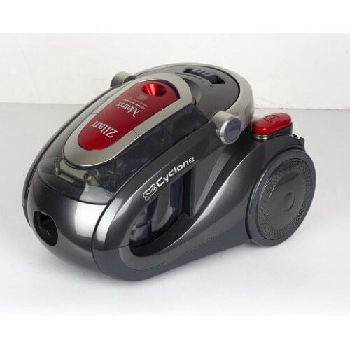 Aspirator Profesional ZILAN ZLN-3529 Negru/Rosu, 2000 W, Filtru HEPA, Capacitate 2 L, Filtrare Ciclonica, Accesorii Incluse, Furtun Flexibil, Tija din Inox, Design Modern