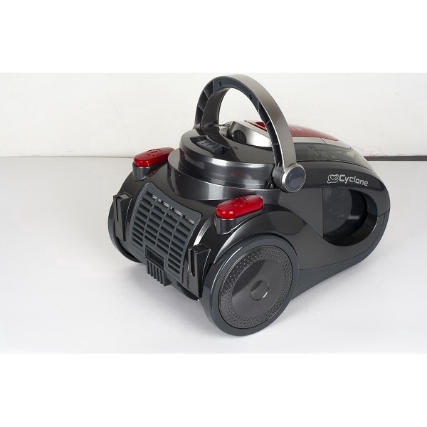 Aspirator Profesional ZILAN ZLN-3529 Negru/Rosu, 2000 W, Filtru HEPA, Capacitate 2 L, Filtrare Ciclonica, Accesorii Incluse, Furtun Flexibil, Tija din Inox, Design Modern