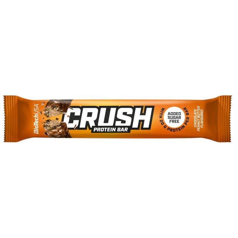 Baton Proteic Crush Bar Ciocolata Unt Alune 64 grame Bio Tech USA