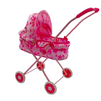 Carucior tip landou cu manere si geanta inclusa pentru papusi - Krista® Carucior tip landou cu manere si geanta inclusa pentru papusi - Krista®