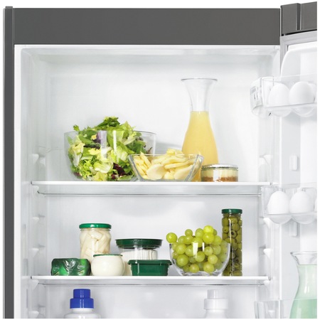 Combina frigorifica Zanussi ZNLN34FX2, 329 l, Clasa F, H 185 cm, Inox antiamprenta