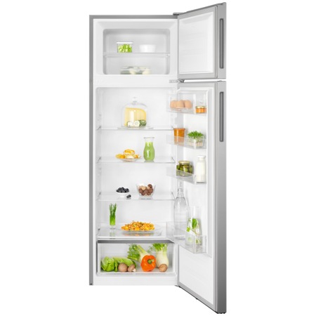 Frigider cu doua usi Electrolux LTB1AF28U0, 281 l, Clasa A+, H 161 cm, Inox antiamprenta