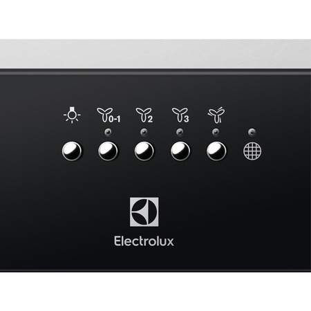 Hota incorporabila Electrolux LFG716R, Putere de absorbtie 700 mc/h, Conectivitate plita, Iluminare LED, Clasa A, 54 cm, Negru mat