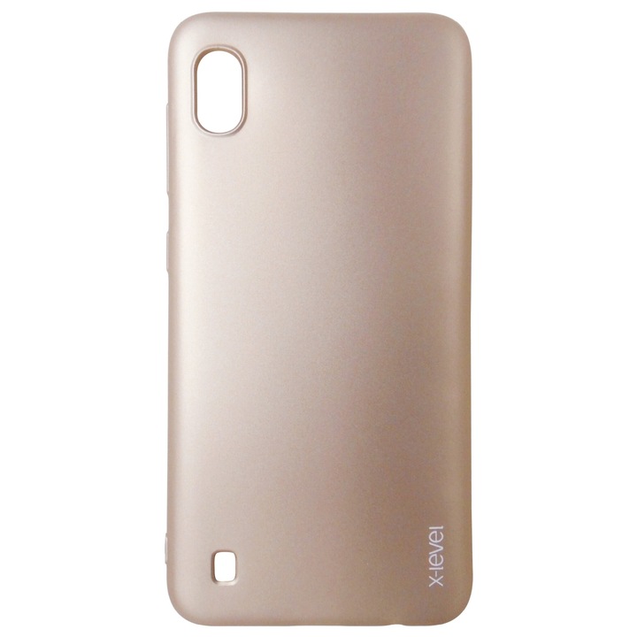 Husa silicon TPU X-Level Guardian Series aurie compatibila cu Samsung Galaxy A10 (SM-A105F), Galaxy M10 (SM-M105F)